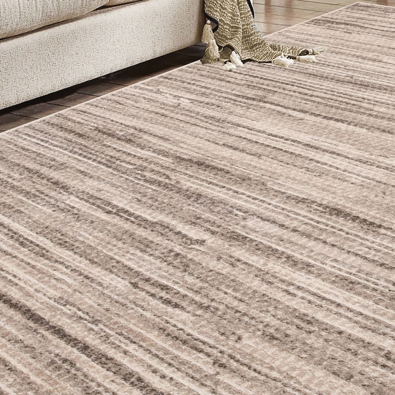 Superior Eclectic Abstract Lines Indoor Area Rug