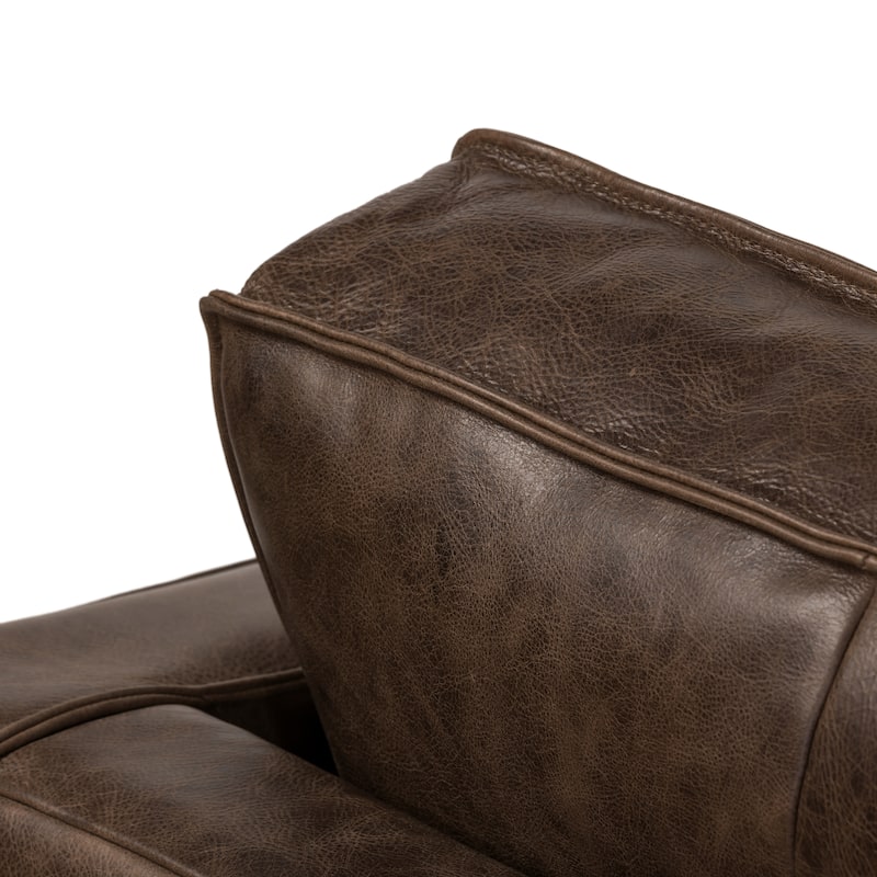 Poly & Bark Mateo 82.5" Sofa - Full Grain Genuine Italian Leather
