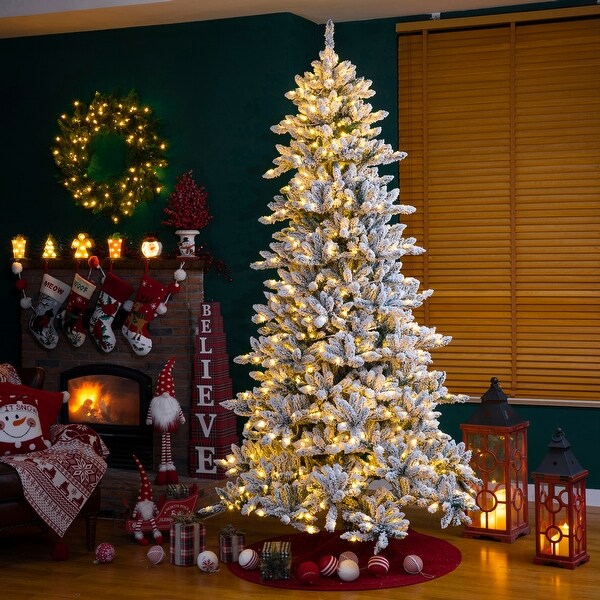 White lighted trees cheap