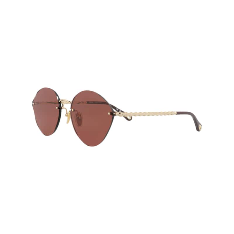Chloé Cat Eye-Frame Metal Sunglasses