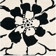 preview thumbnail 4 of 28, SAFAVIEH Handmade Soho Kristen Floral N.Z. Wool Rug 6' Square - Black/White - Square