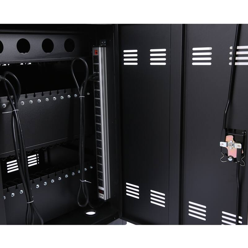 Mobile Charging Cart and Cabinet for Tablets Laptops