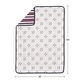 preview thumbnail 4 of 4, Sweet Jojo Designs Baseball Sports Boy Toddler Weighted Blanket 5lbs for Kids Red White & Blue Stripes for Base Ball Patch Coll.