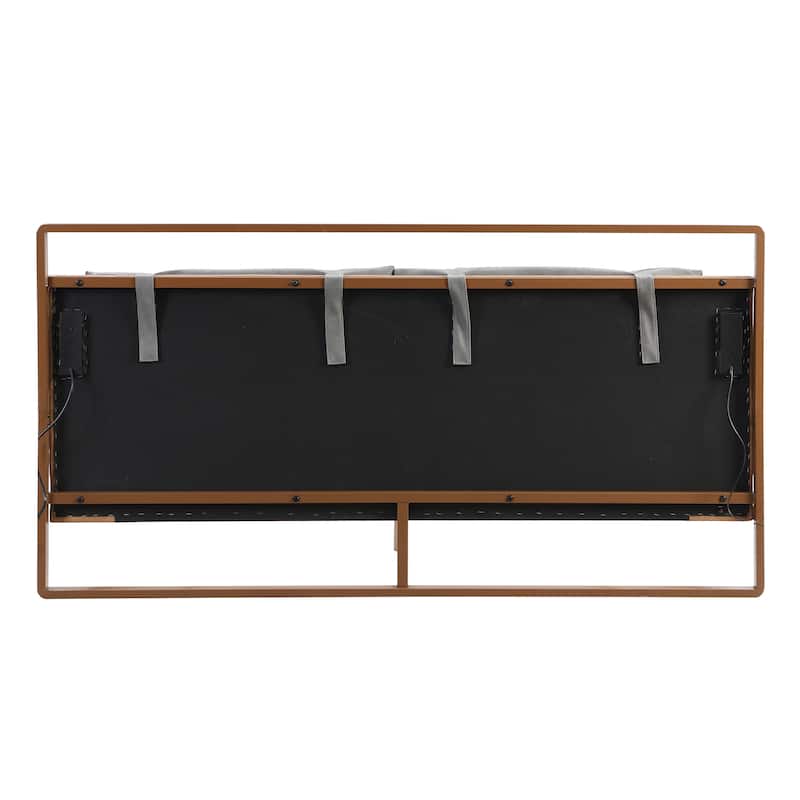 Leather Queen Bed