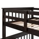 preview thumbnail 10 of 13, Stairway Design Twin-over-Full Bunk Bed with Storage and Guard Rail for Bedroom