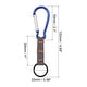 Belt Keeper Key Ring, 4Pcs Nylon Webbing Strap Key Chain Rotate Hook ...