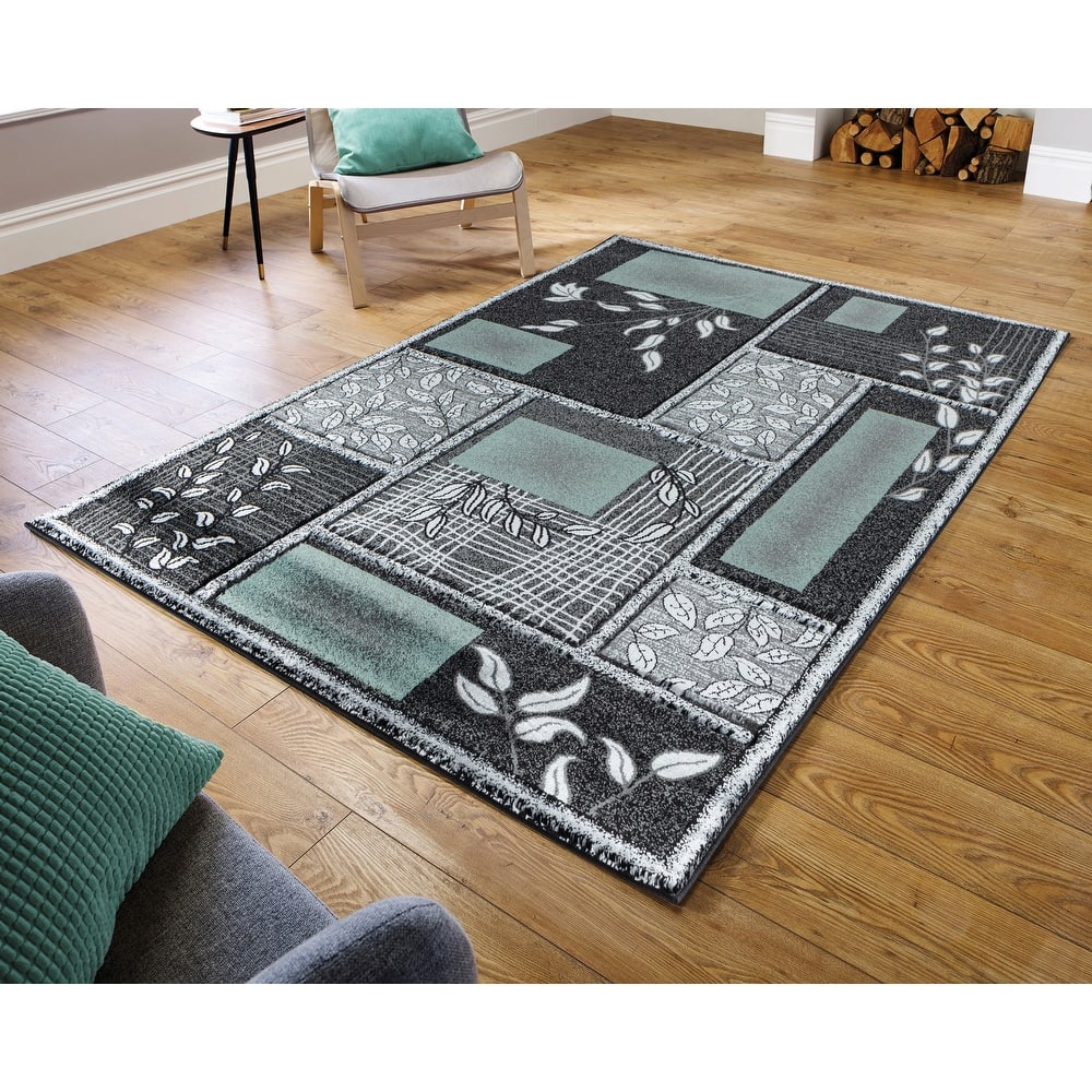 Glamour Collection Polypropylene Area Rug