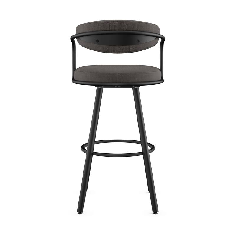 Amisco Ernesto Swivel Counter and Bar Stool with Arms