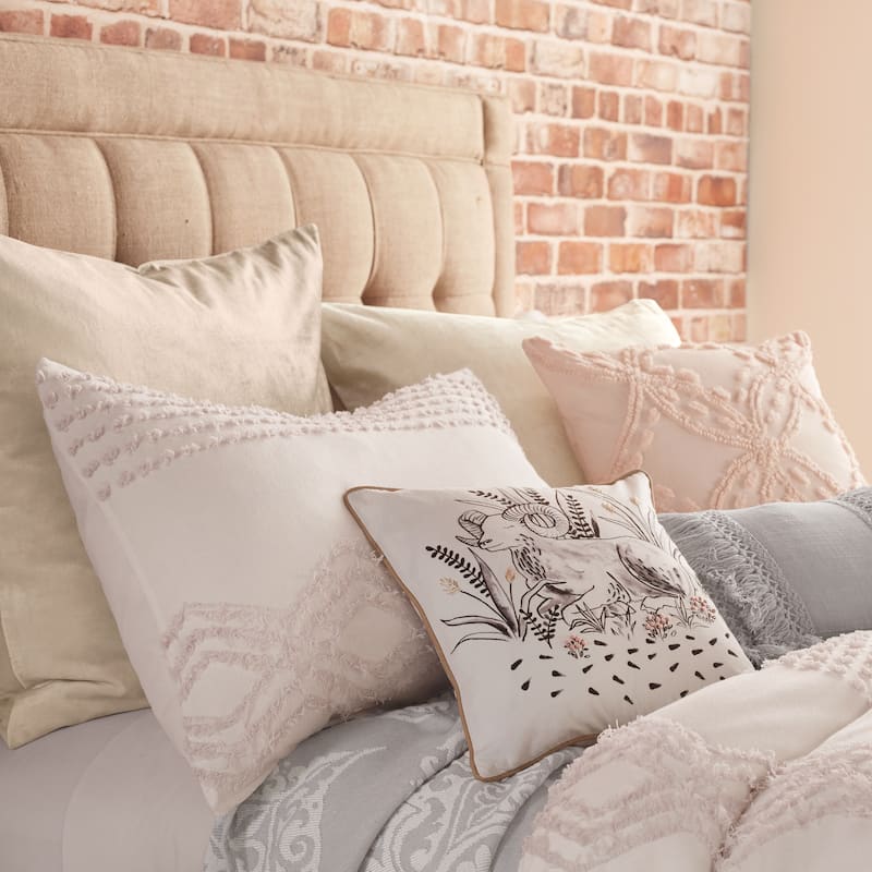 Porch & Den Narup Geometric 3-piece Cotton Comforter Set