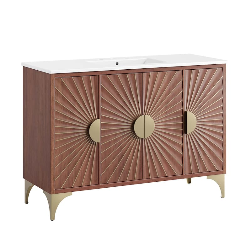 Daylight 48" Bathroom Vanity - Walnut
