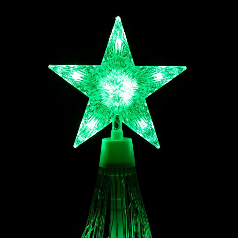 9' Green LED Lighted Christmas Tree Show Cone Outdoor Decor