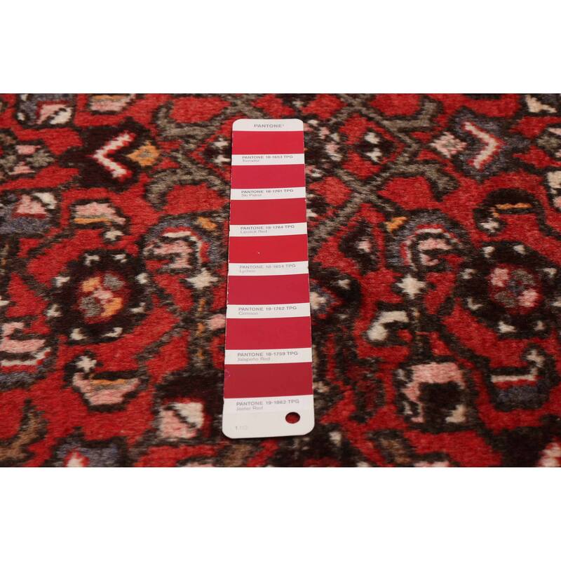 ECARPETGALLERY Hand-knotted Andelz Red Wool Rug - 2'11 x 10'11