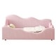 preview thumbnail 11 of 11, Upholstered Toddler Bed with Cloud Design and Safety Guardrails