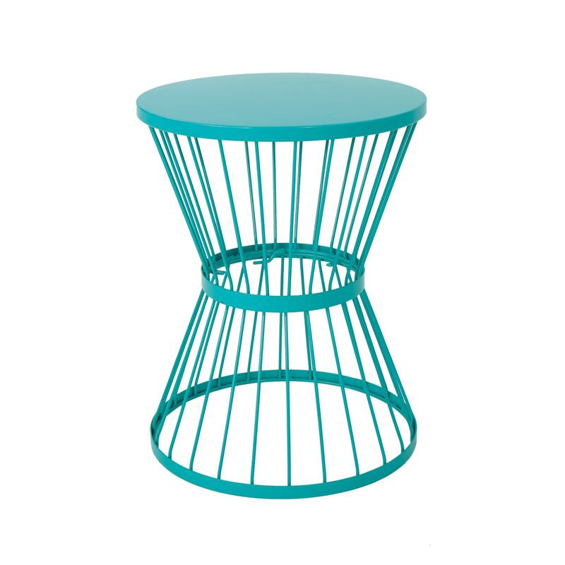 LASSEN 16" Side Table - Teal