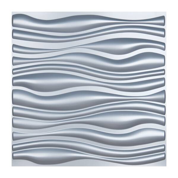 Shop Art3d 3d Wall Panels Pvc Wave Design Iv 32 Sq Ft Overstock 31681539
