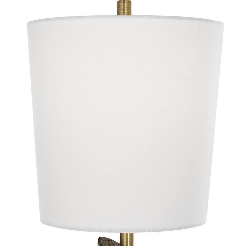 Reverse Tapered Shade Buffet Lamp - 36" - Black