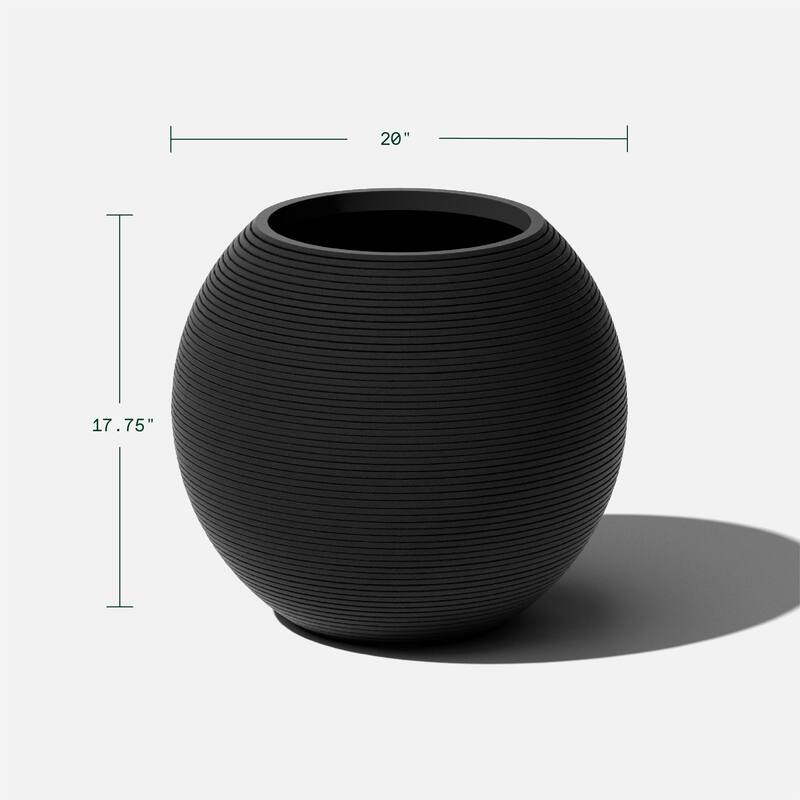 Veradek Strata Series Sphere 18'' Planter