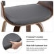 preview thumbnail 62 of 186, 26"/29" Faux Leather Swivel Bar Stools, Wood Counter Stool