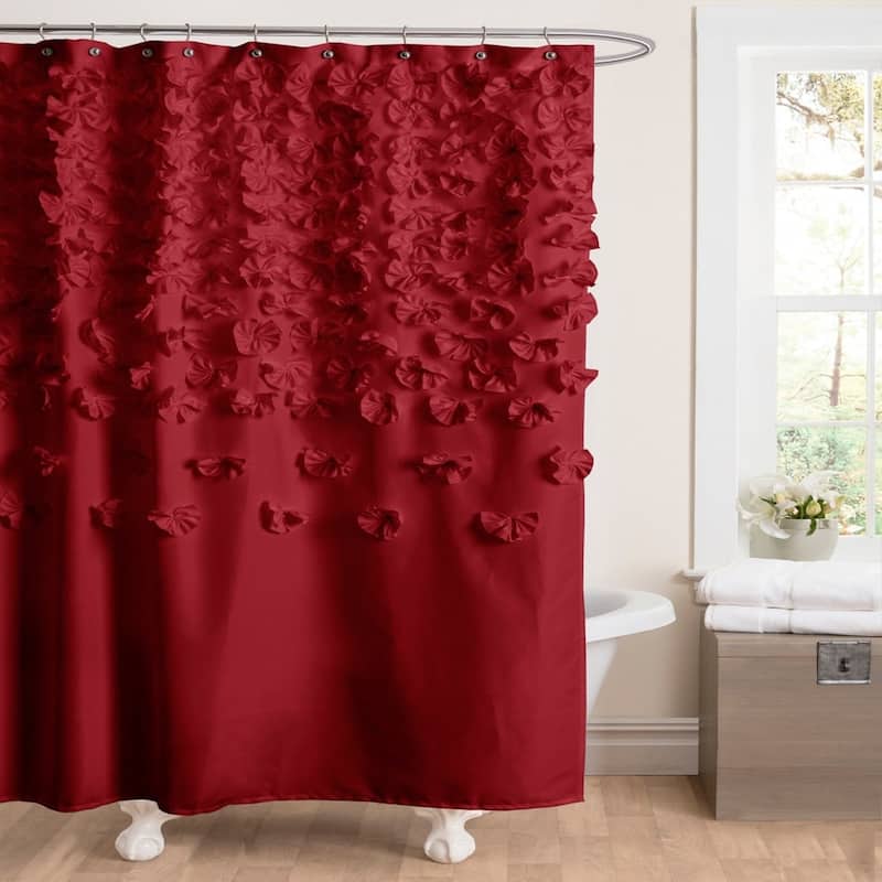 The Gray Barn Dogwood Ivory Shower Curtain