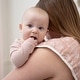 preview thumbnail 5 of 4, Violet Floral Cotton Muslin Baby Burp Cloth Set (3 Pack)
