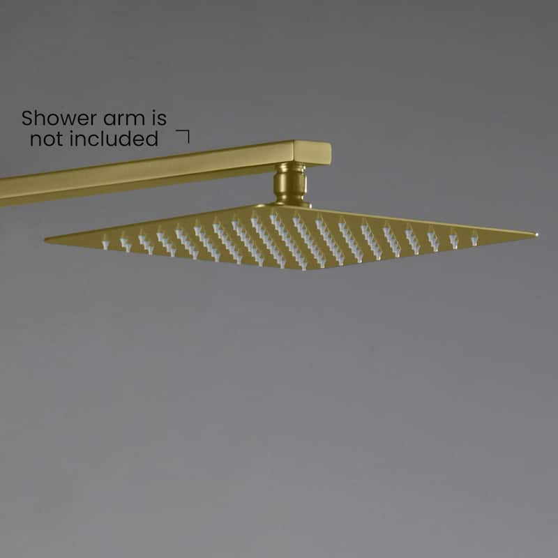 Cube 10" Metal Ultra Thin Profile Rain Shower Head 1.75 GPM