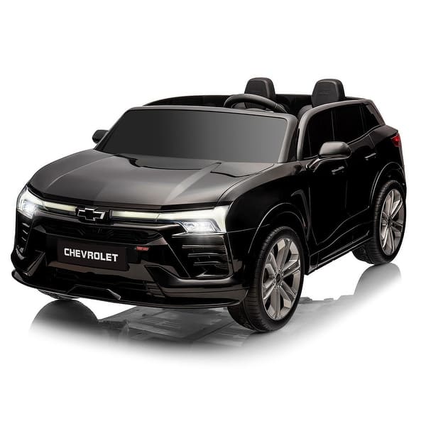 slide 2 of 35, 24V 2-Seater SUV Licensed Chevrolet Blazer Ride On Car Toy Black