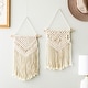 preview thumbnail 2 of 6, 2 Pack Boho Themed Woven Macrame Wall Art, Handing Décor for Home or Nursery, 15 x 10 in