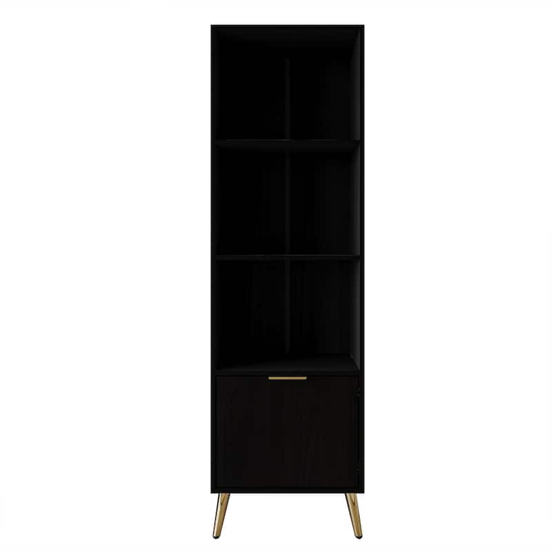 CraftPorch Elegance TV Stand Console with 2 Bookcase Living Room Set