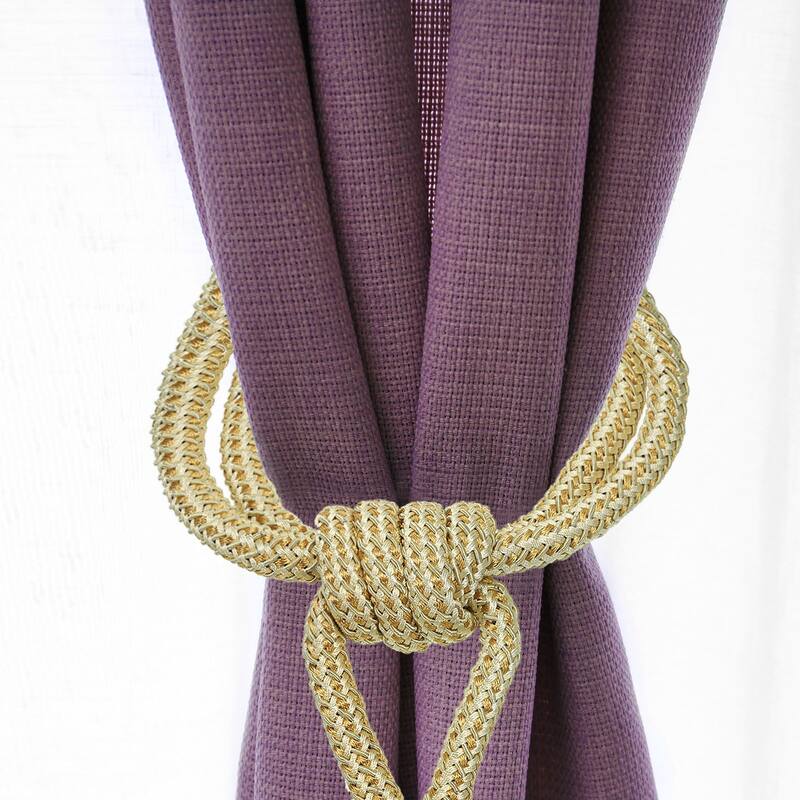 2 Pack 16" Elegant Handmade Curtain Tiebacks Home Office Decorative