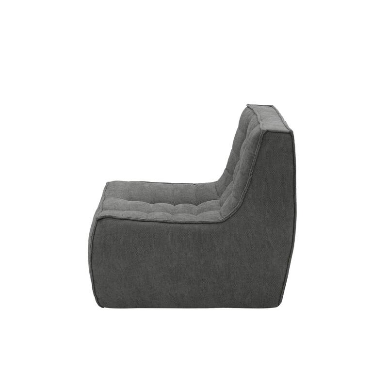27.56'' Single Bean Bag Chair Lazy Floor Sofa Couch Fireside Chair
