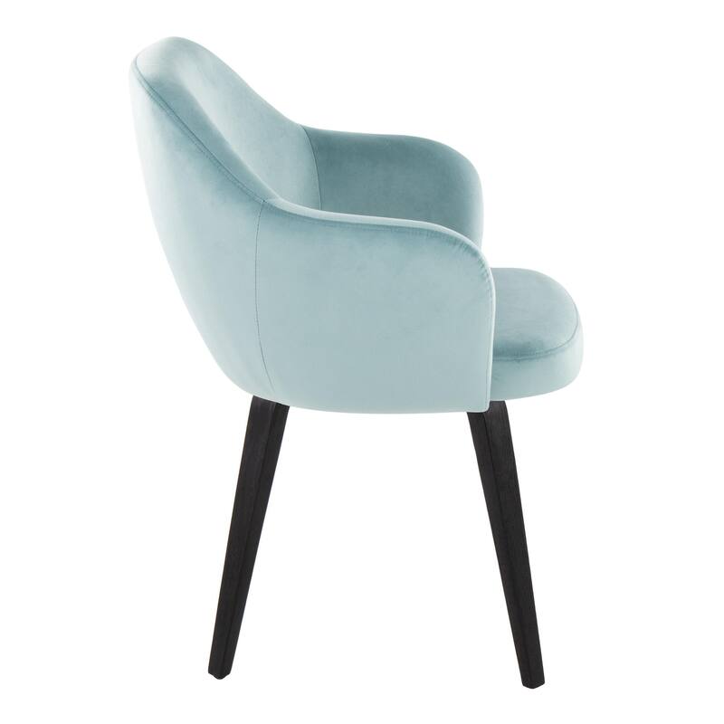 Porch & Den Beckett Dining Chair with Bent Wood Legs (Set of 2)