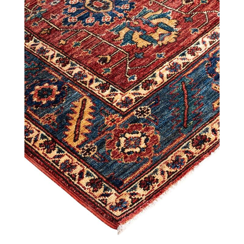 Serapi One-of-a-Kind Hand-Knotted Runner Rug - Red, 2' 9" x 9' 10" - 2' 9" x 9' 10"
