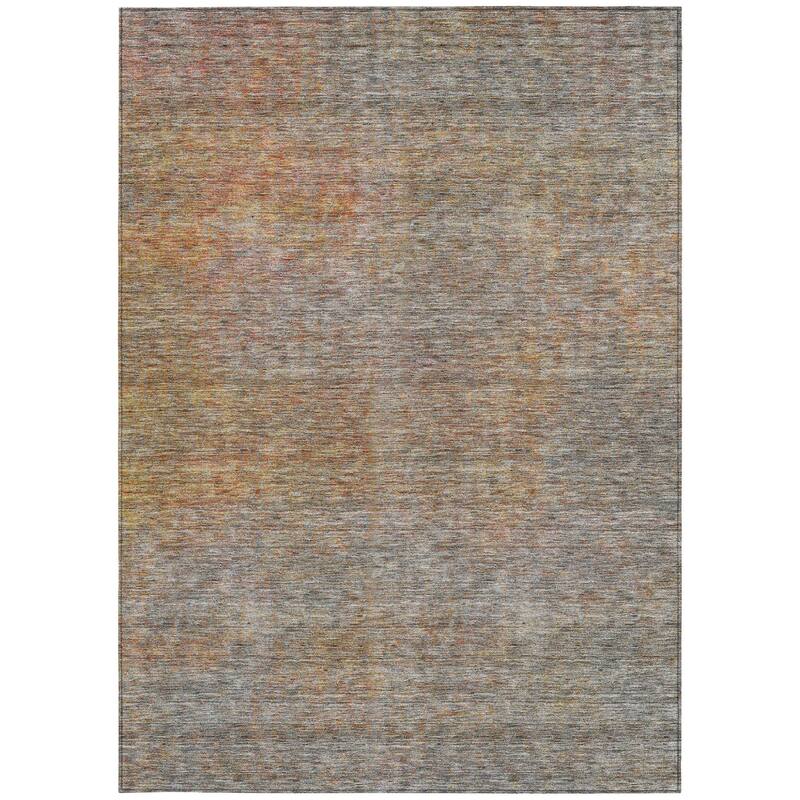 HomeRoots Abstract Transitional Rectangle Outdoor Rug