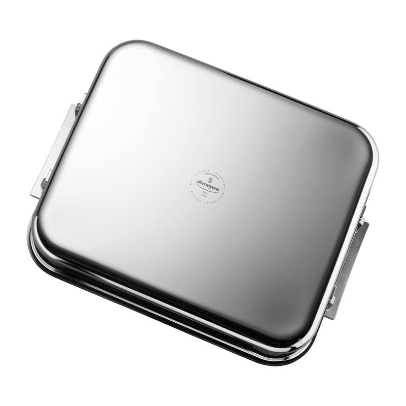 Demeyere Industry 5-Ply Stainless Steel 15.7 X 13.3-inch Roasting Pan - 15.7" x 13.3"