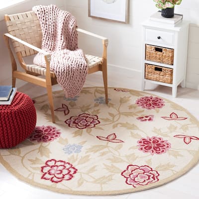 SAFAVIEH Handmade Chelsea Marjaana French Country Wool Rug