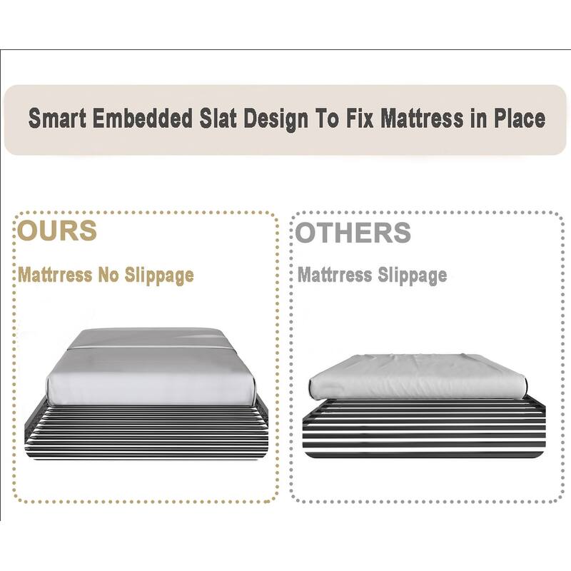 Sturdy Twin over Full Metal Bunk Bed with Ladder and Guardrails for Kids and Adults