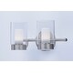 preview thumbnail 2 of 3, Mod 2-Light LED Vanity - satin nickel