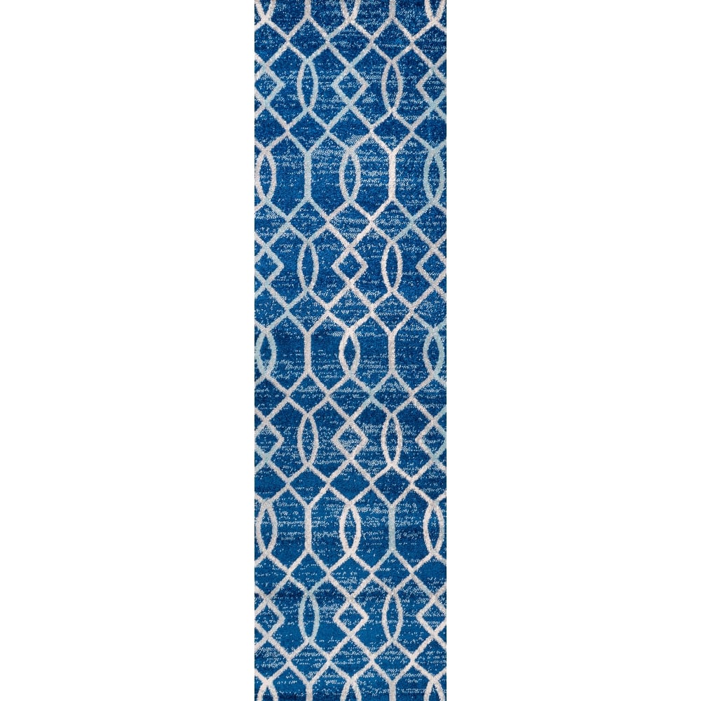 JONATHAN Y Moroccan Ogee Fretwork Area Rug