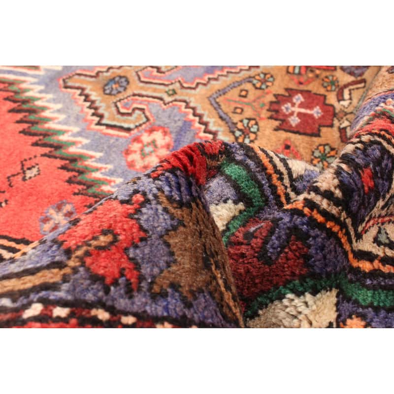 ECARPETGALLERY Hand-knotted Andelz Red Wool Rug - 4'7 x 7'2