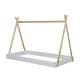 preview thumbnail 6 of 15, Twin Wood Tent Floor Bed with Triangle Structure, Montessori Floor Bed