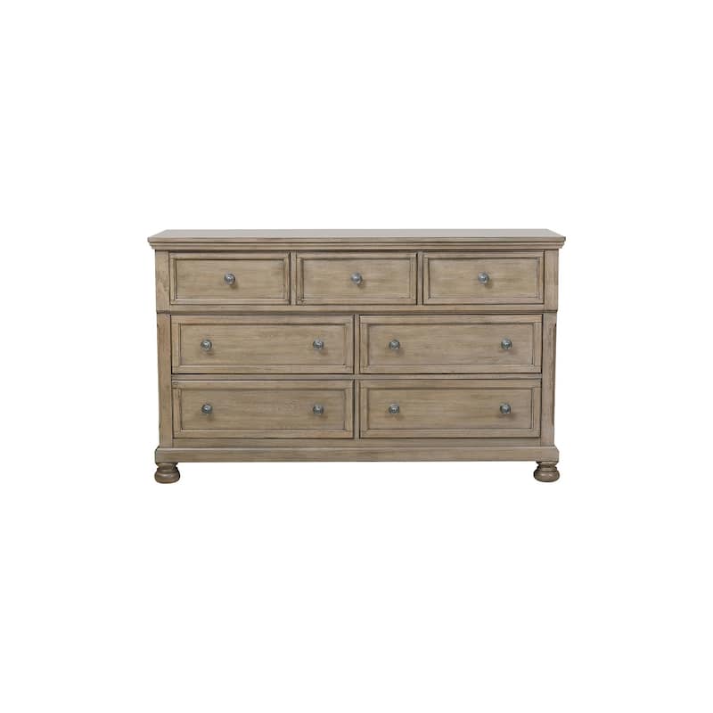 Donald 4 Piece Gray Modern Sleigh Storage Platform Bedroom Set