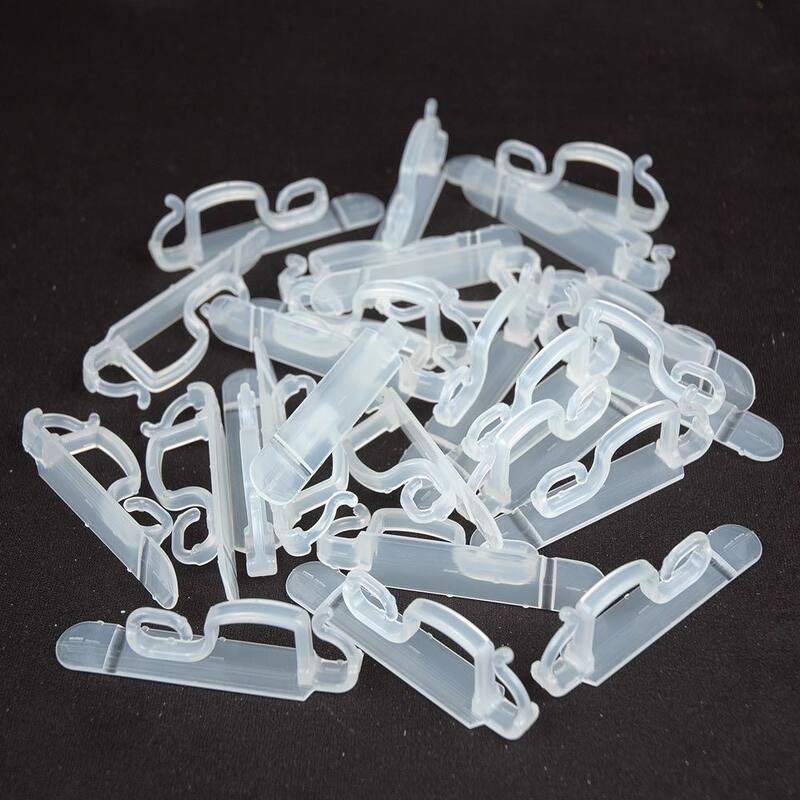 39303 Shingle/Gutter Christmas Light Clip, C9/C7, Mini Icicle Lights, 100 Pack