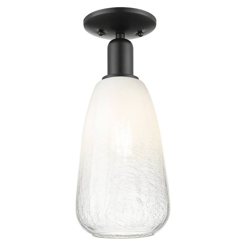Innovations Lighting 716-1C-G480-6OP Brookhaven Almond 6" Wide - Matte Black