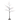 4' LED Lighted Frosted Brown Christmas Twig Tree - Multi-Color lights