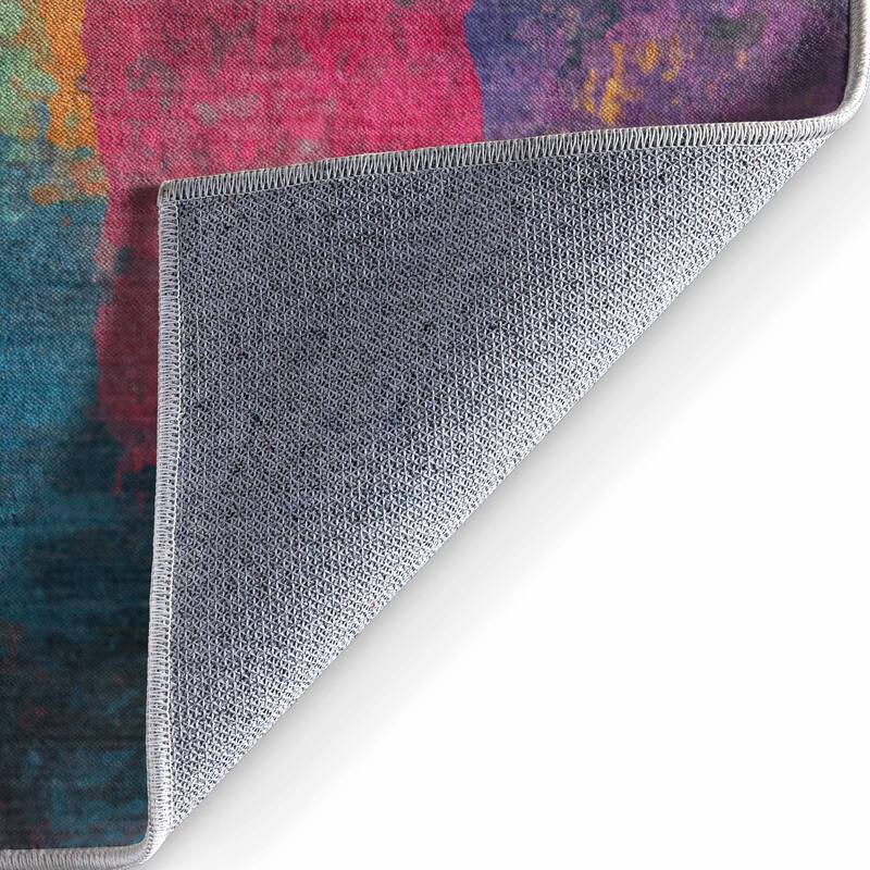 Well Woven Apollo Abstract Energie Bold Modern Multi Low Pile Area Rug