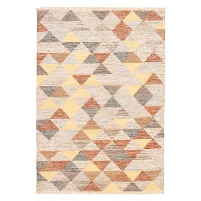 Ankara FW Grey Kilim 5'3" x 7'8" - 5'3 x 7'8