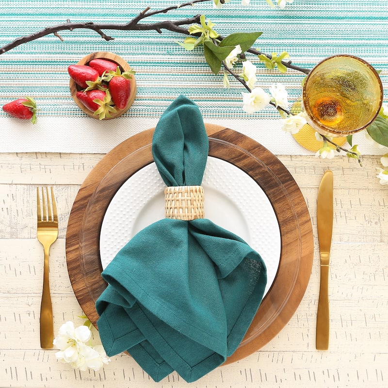 DII Solid Cotton Napkin Set/6
