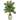 46" Areca Palm Artificial Tree in Floral Print Planter (Real Touch) - 13"