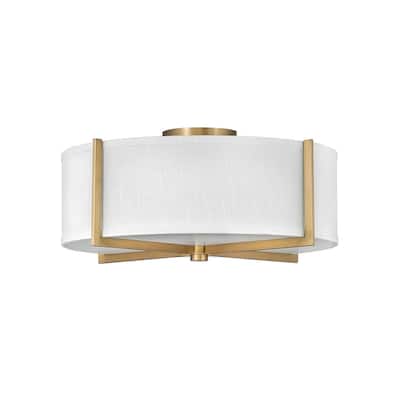 Hinkley Lighting Axis 20" Wide Galerie Semi-Flush Ceiling Fixture with