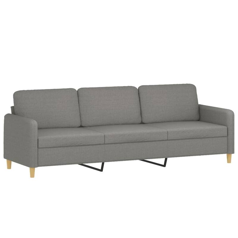 vidaXL Sofa Chair with Footstool Living Room Accent Upholstered Chair Fabric